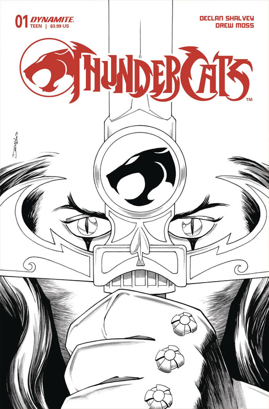THUNDERCATS #1Q 1:10 SHALVEY LINE ART INCENTIVE VAR