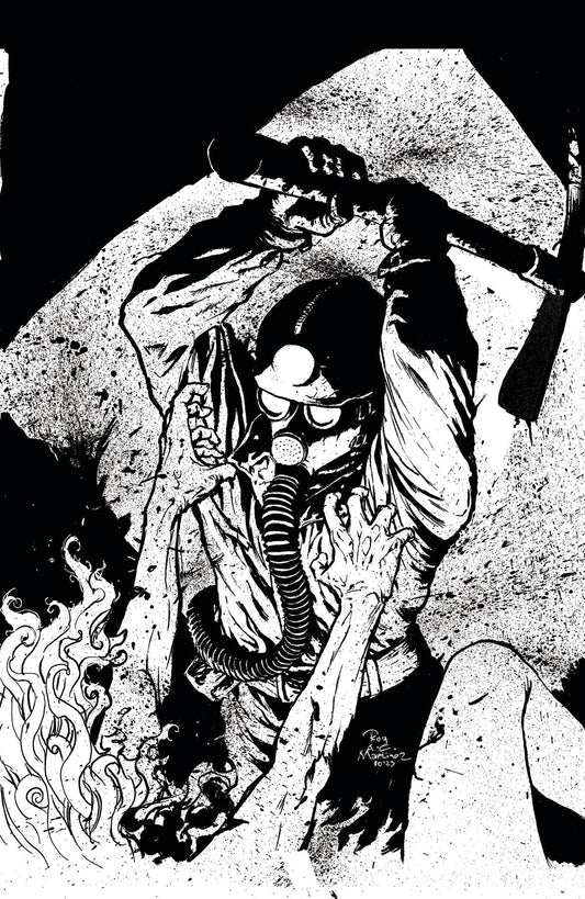 VALENTINE BLUFFS MASSACRE #1E LTD ED B&W VIRGIN ART (MR)