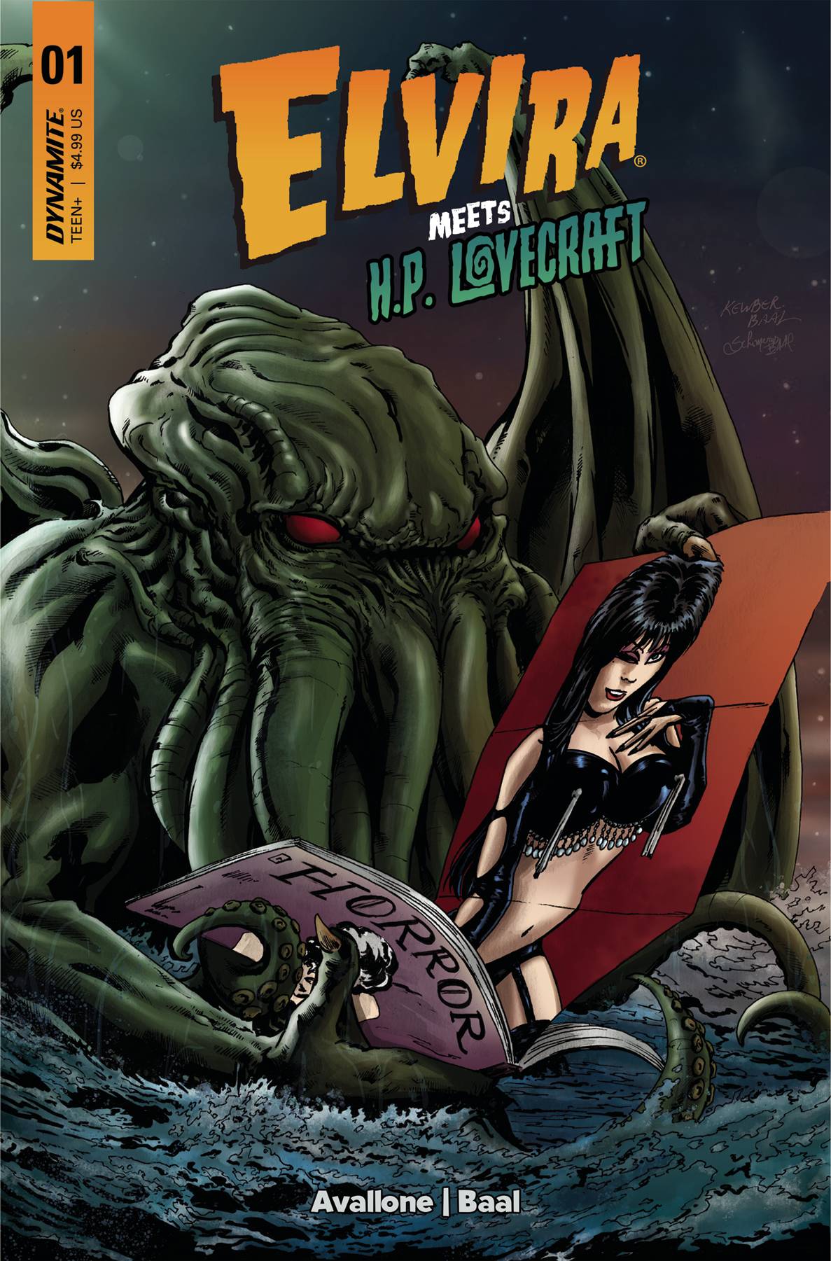 ELVIRA MEETS HP LOVECRAFT #1B BAAL VAR