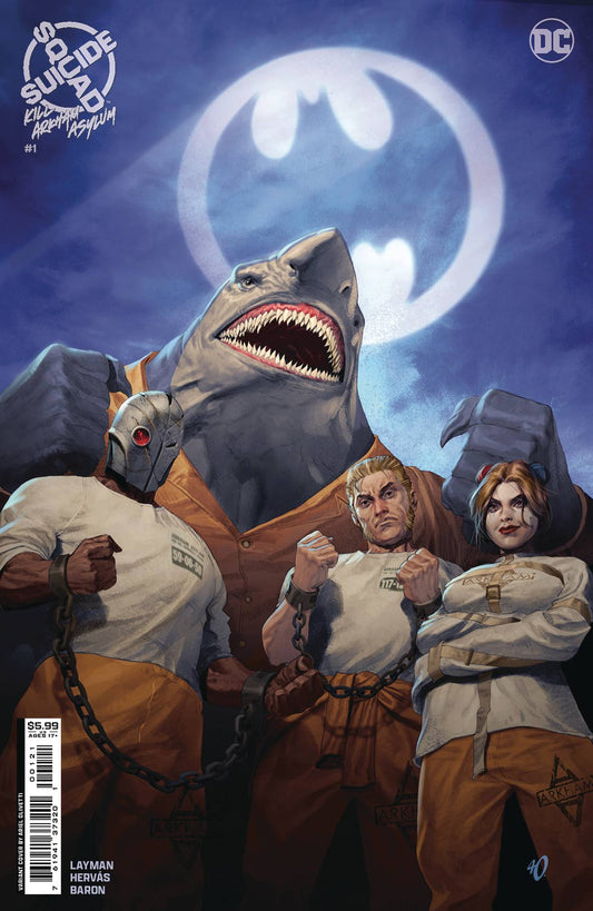 SUICIDE SQUAD KILL ARKHAM ASYLUM #1B (OF 5) OLIVETTI VAR (MR)
