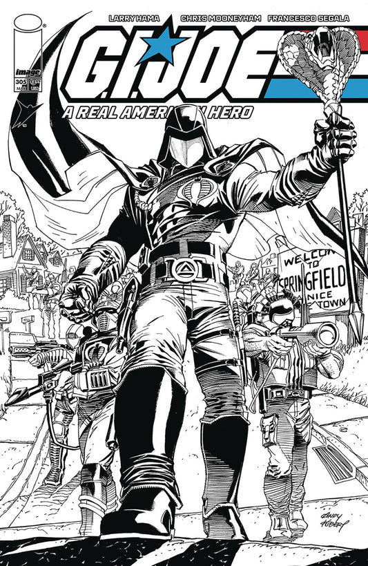 GI JOE A REAL AMERICAN HERO #305B KUBERT VAR