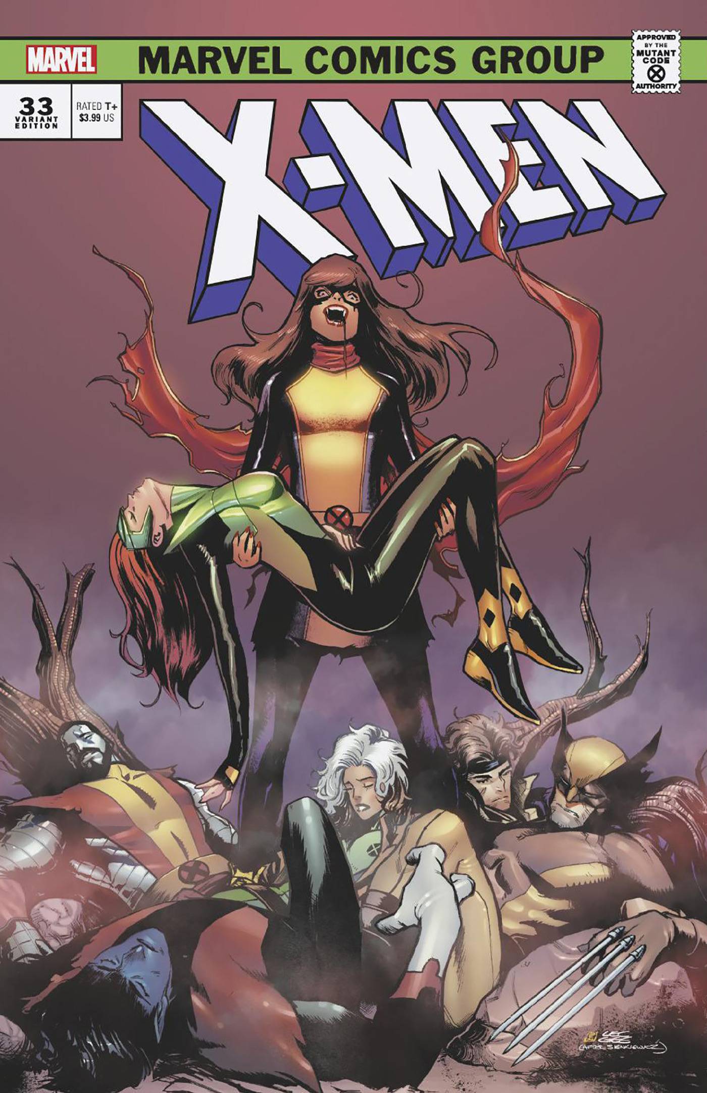 X-MEN #33D GARBETT VAMPIRE VAR