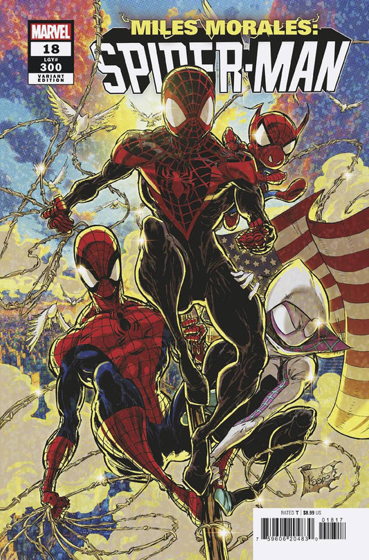MILES MORALES SPIDER-MAN #18Q 1:25 ANDREWS INCENTIVE VAR