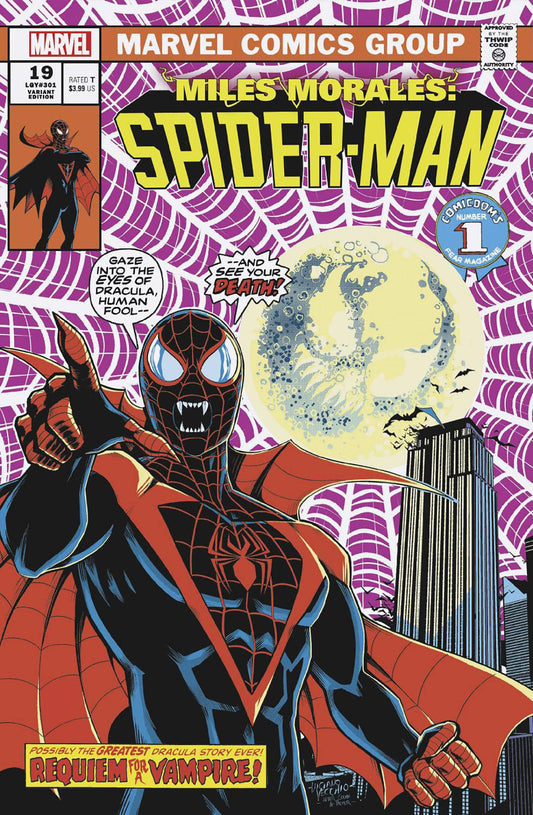 MILES MORALES SPIDER-MAN #19B LUCIANO VECCHIO VAMPIRE VAR