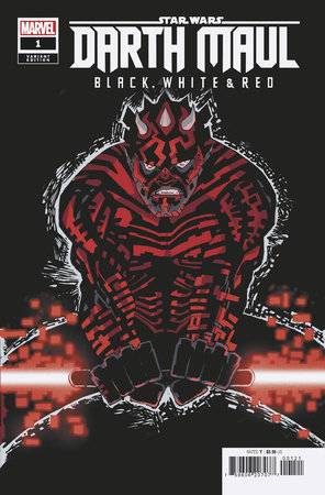 STAR WARS DARTH MAUL BLACK WHITE & RED #1B FRANK MILLER VAR