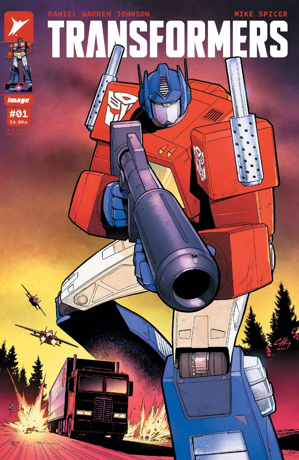 TRANSFORMERS #1 Fourth Printing