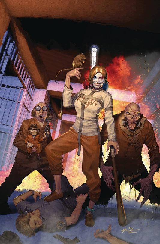 SUICIDE SQUAD KILL ARKHAM ASYLUM #3B (OF 5) OLIVETTI VAR (MR)