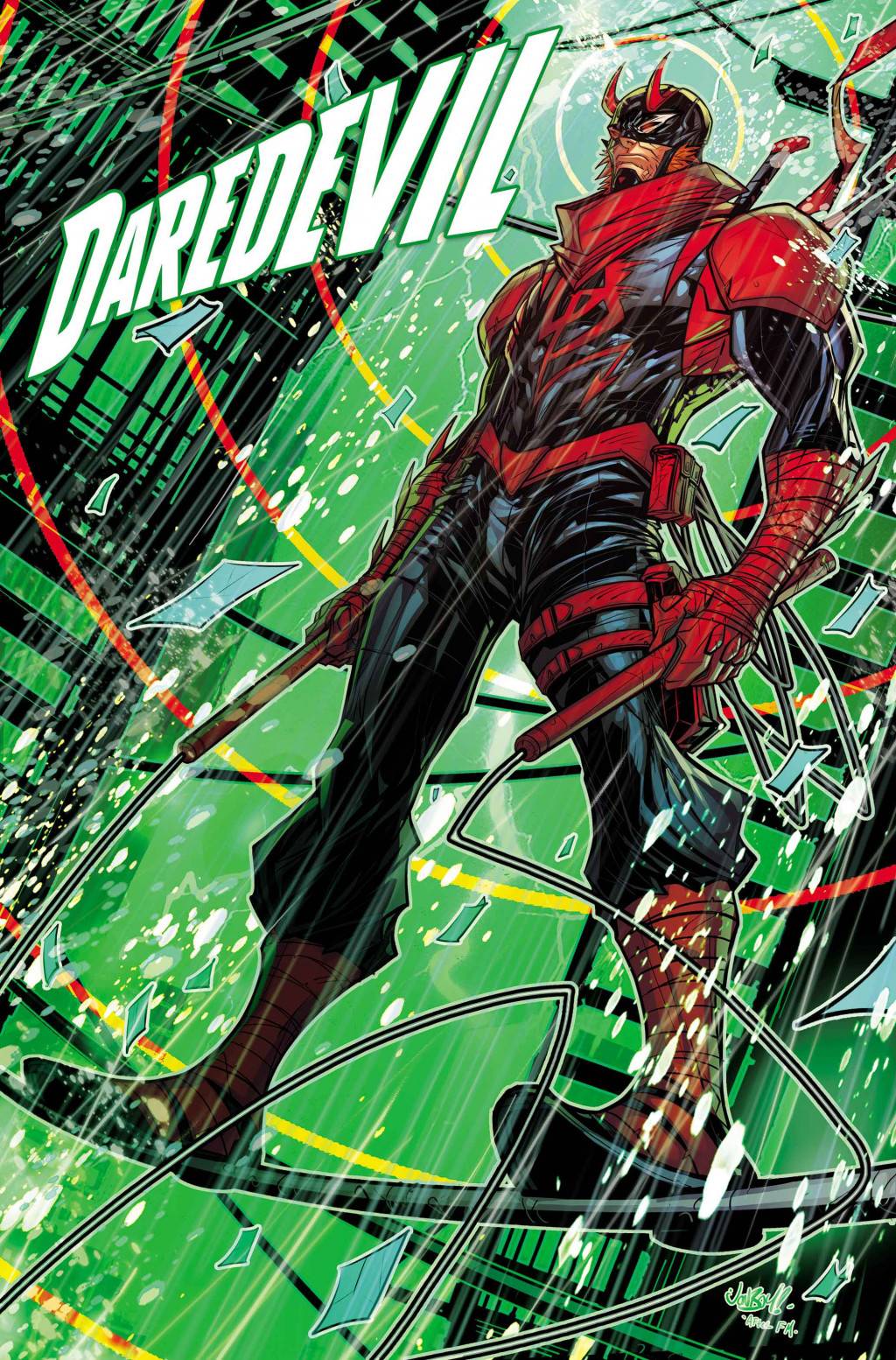 DAREDEVIL #9B MEYERS BLACK COSTUME VAR