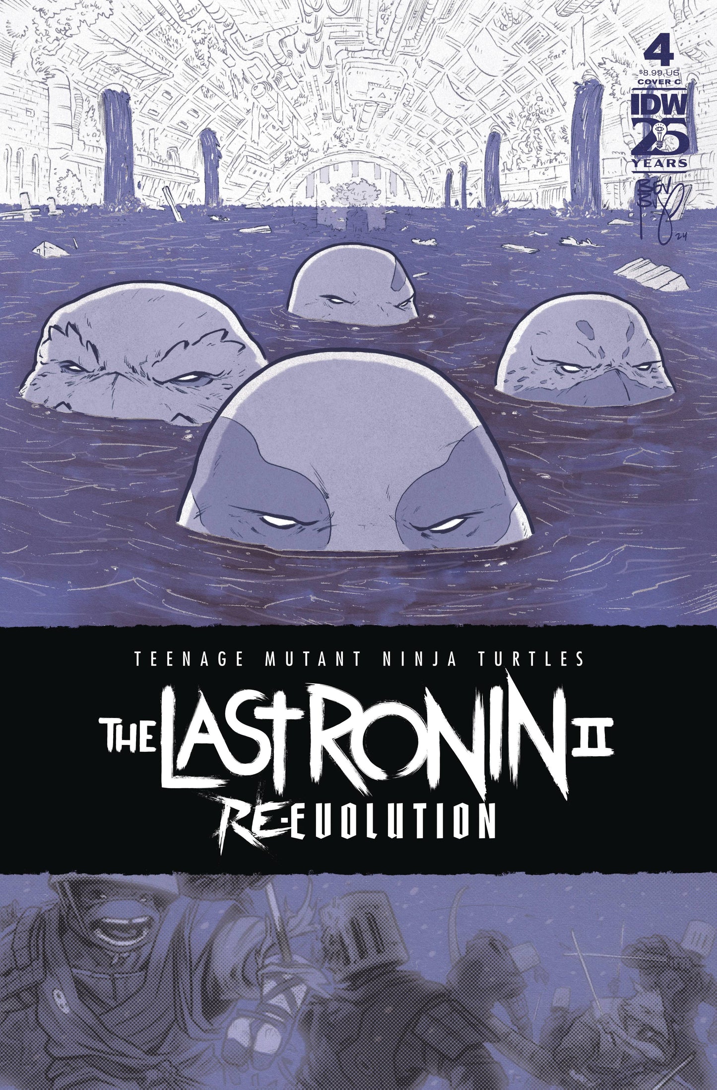 Teenage Mutant Ninja Turtles The Last Ronin II Re Evolution #4 Cover C Bishop (Mature)