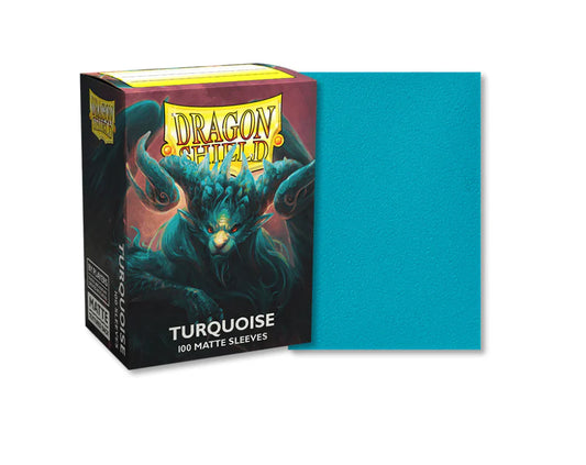 Dragon Shield Box of 100 in Matte Turquoise