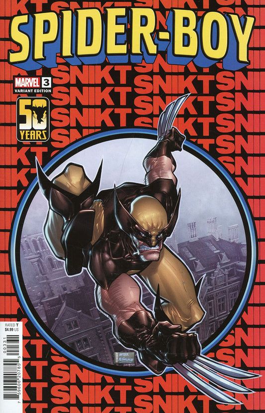 SPIDER-BOY #3C BALDEON WOLVERINE HOMAGE VARIANT