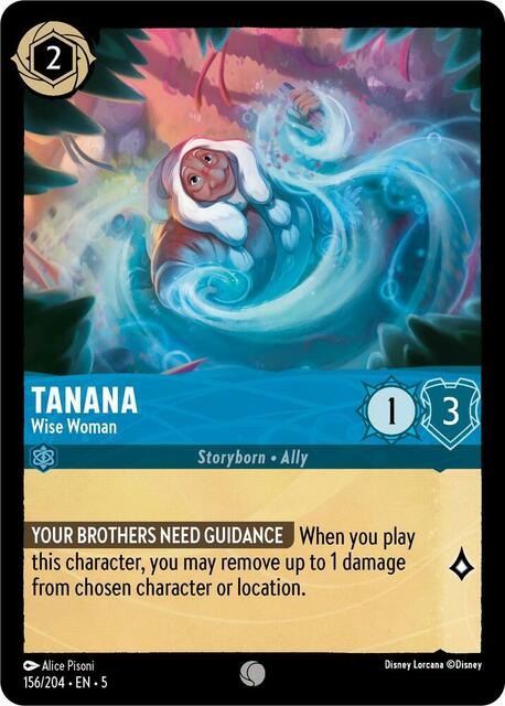 Tanana - Wise Woman - 156/204 - Common - Cold Foil