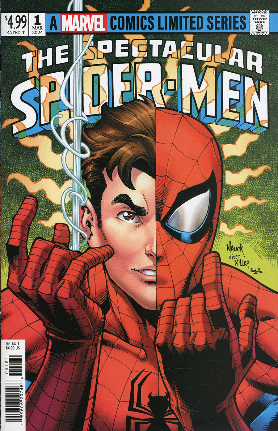 SPECTACULAR SPIDER-MEN #1F NAUCK HOMAGE A VAR