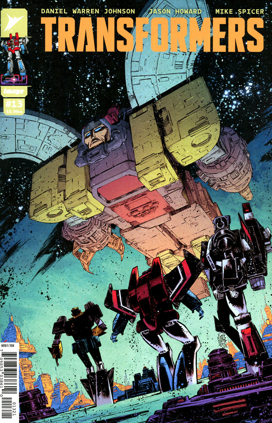 Transformers #13 Cover B Jorge Corona & Mike Spicer Variant