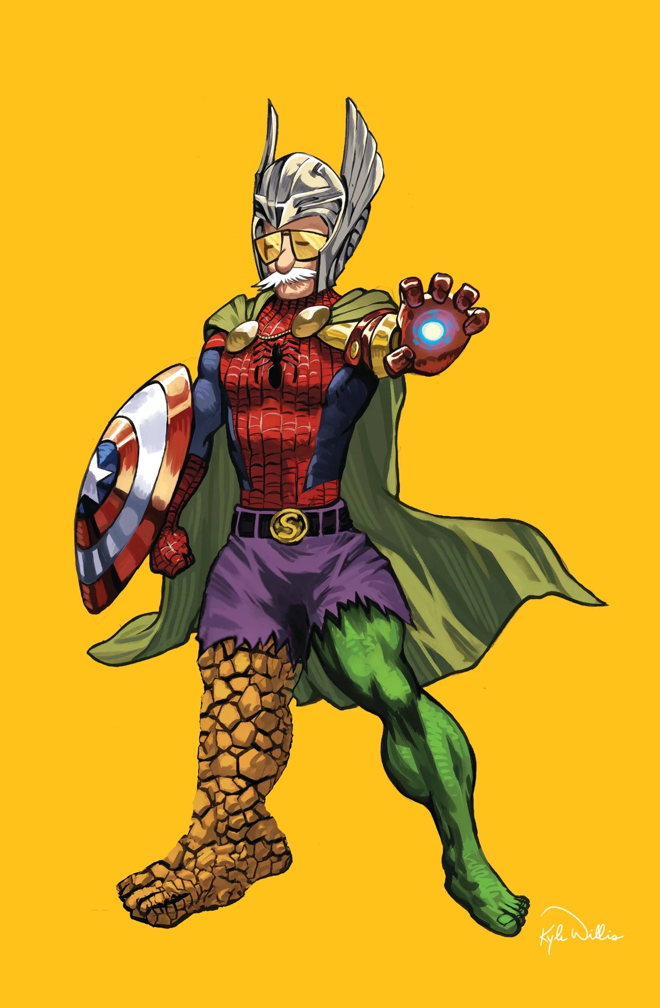 Tribute Stan Lee - Tidalwave Publishing - MegaCon Exclusive  Gold Foil Virgin (Limited to 50)