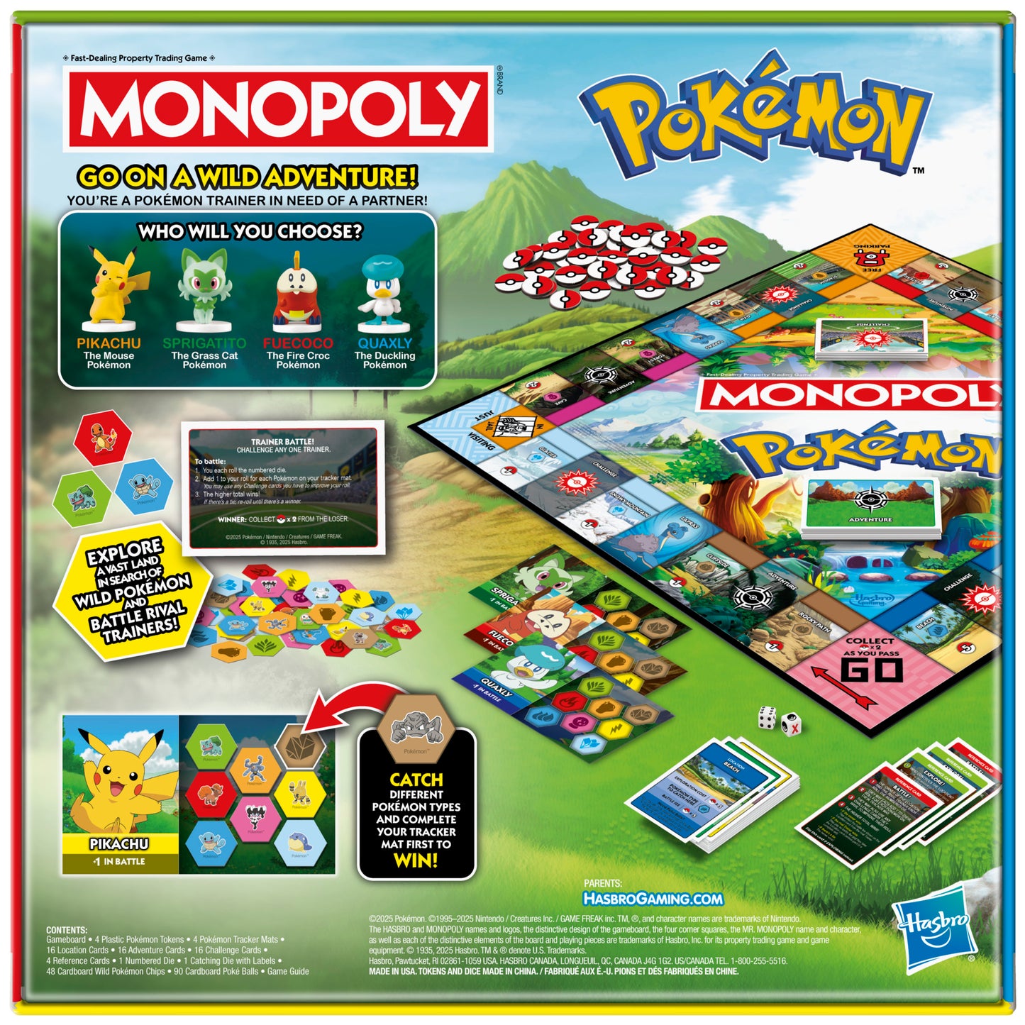 Hasbro: Monopoly Pokémon Edition Board Game