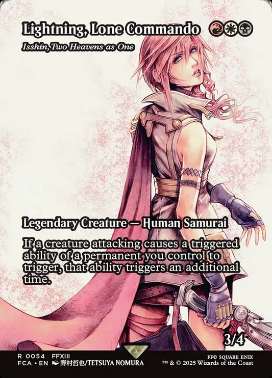 Lightning, Lone Commando - Isshin, Two Heavens as One - Showcase
