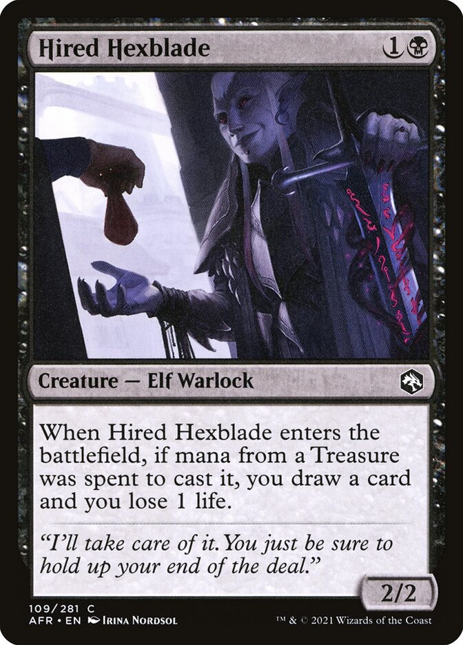 Hired Hexblade [AFR - 109]