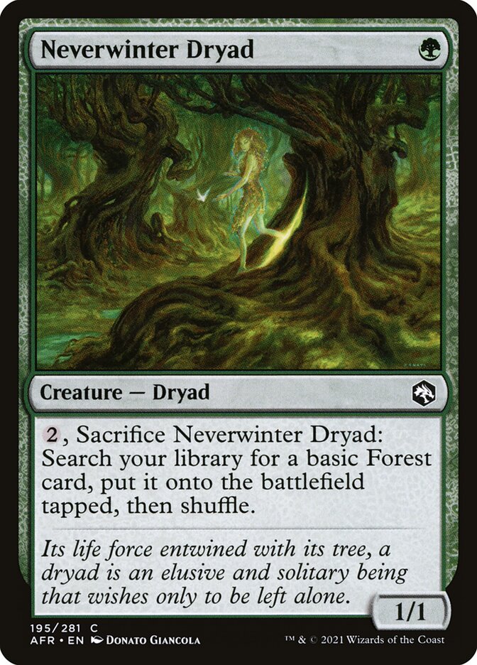 Neverwinter Dryad [AFR - 195]