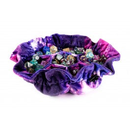 FanRoll: Velvet Compartment Dice Bag - Nebula