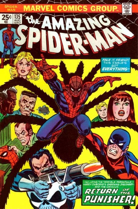 The Amazing Spider-Man #135 3rd App Punisher