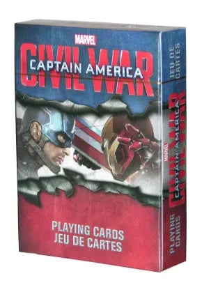 Civil War Captain America Playing Cards
