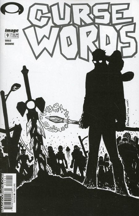 Curse Words #9 B&W Variant