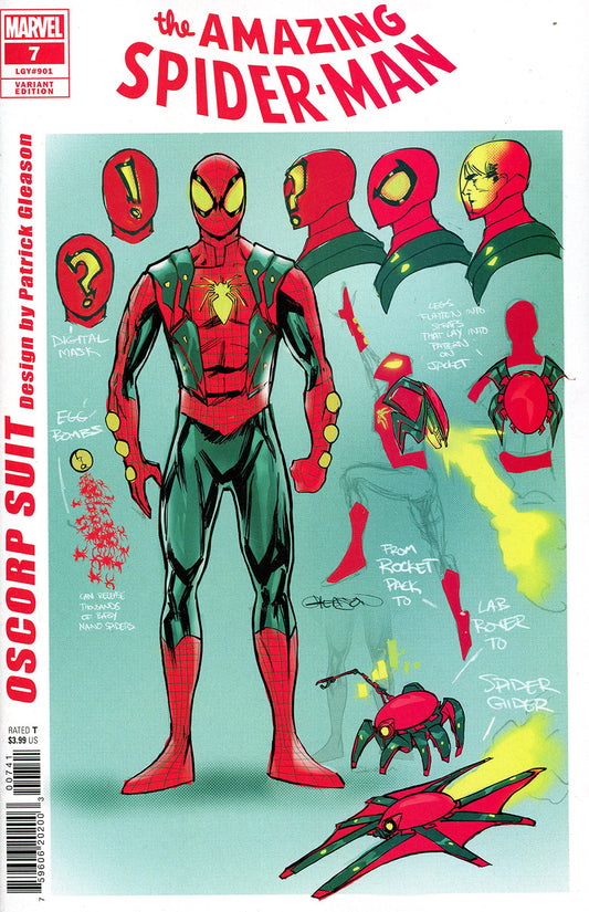 Amazing Spider-Man #7 1:10 Gleason Incentive Variant