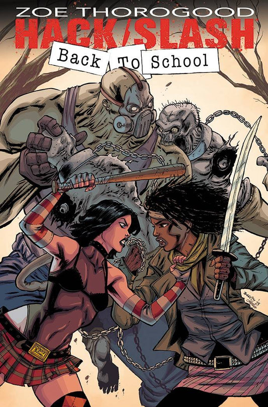 HACK SLASH BACK TO SCHOOL #1D (OF 4) SEELEY TWD 20TH ANNV TEAM UP VARIANT