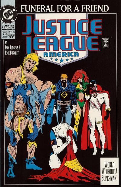 Justice League America #70 2nd Printing