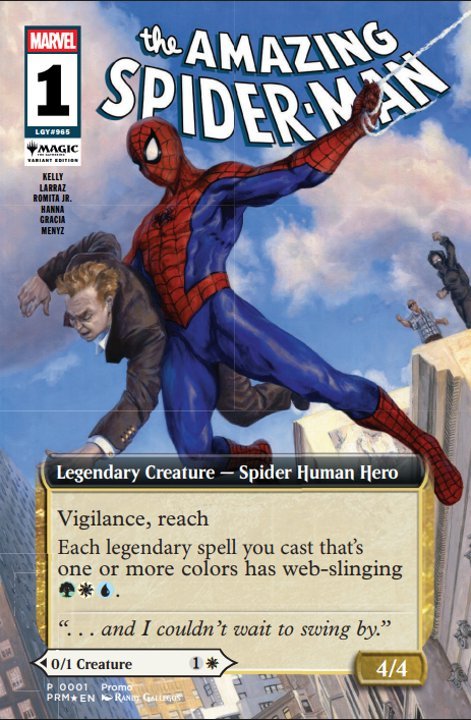Amazing Spider-Man #1 - Gallegos Magic the Gathering Variant