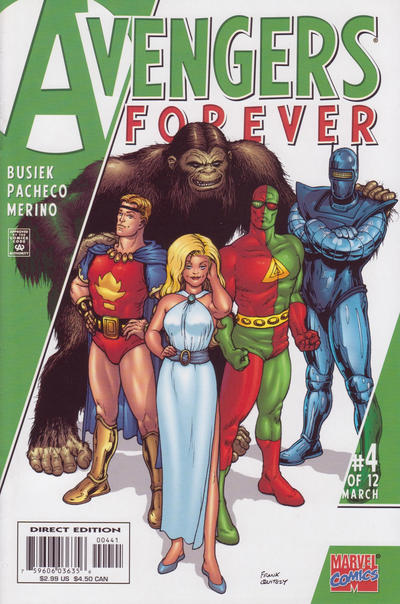 Avengers Forever #4 Quietly 1950's Avengers Variant