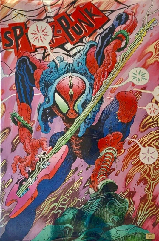 SPIDER-PUNK ARMS RACE #1B BERTRAM FOIL VAR