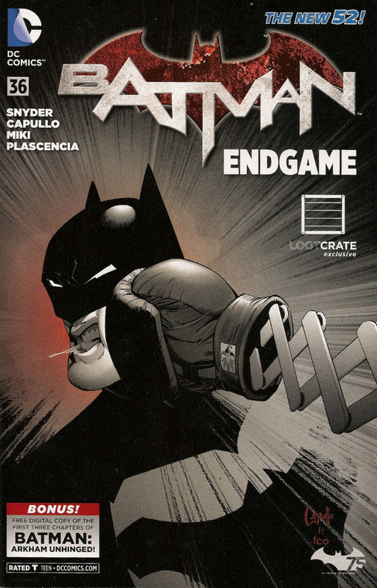 Batman #36 Capullo Loot Crate Exclusive Variant