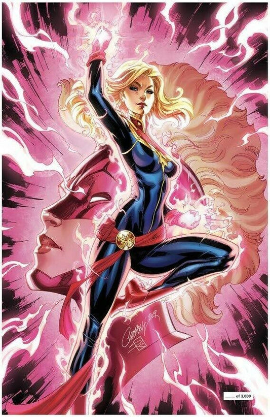 Captain Marvel #7 J Scott Campbell Exclusive Signed SDCC 2019