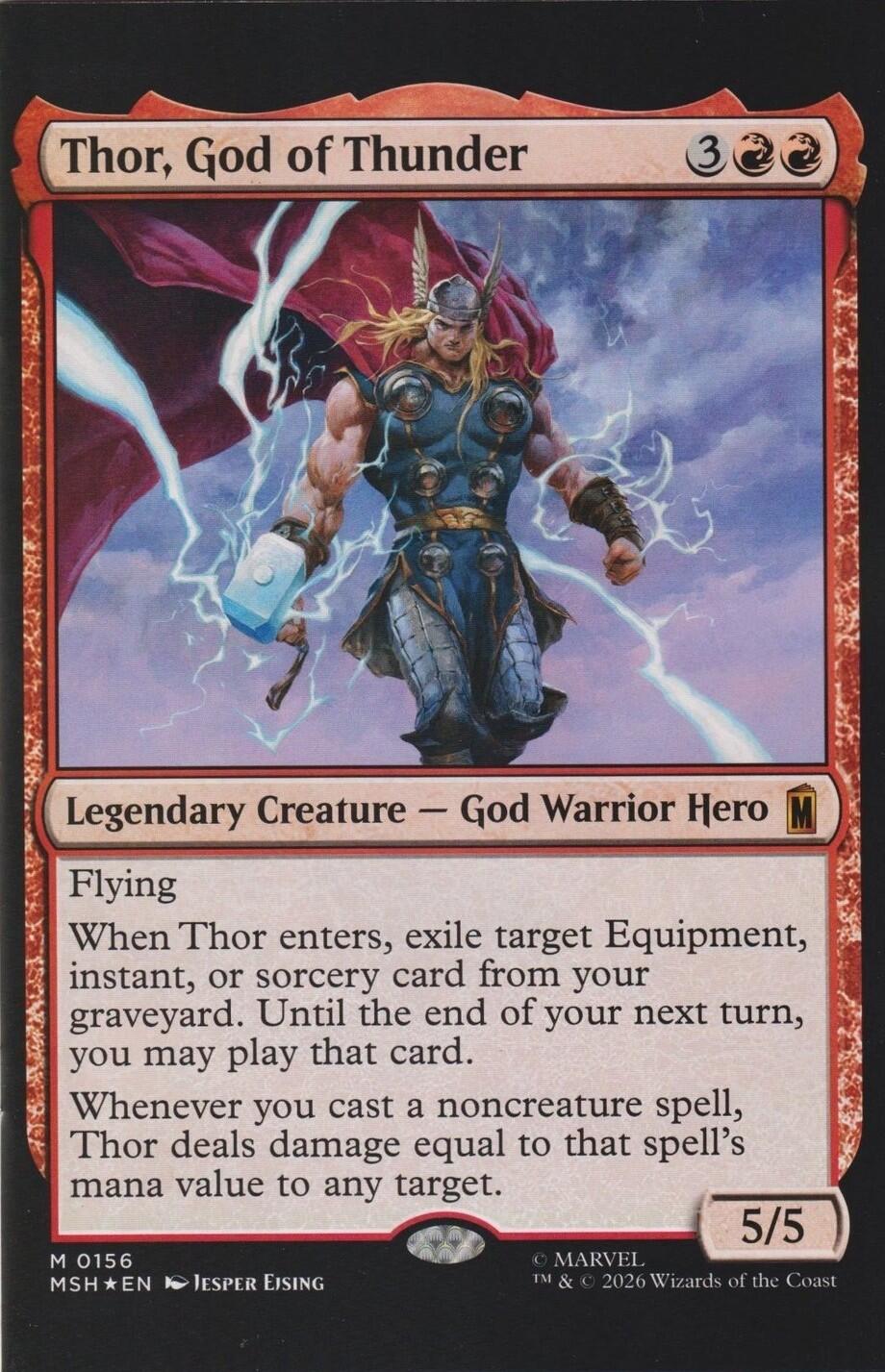 Mortal Thor #11 Classified Artist Magic: The Gathering Variant