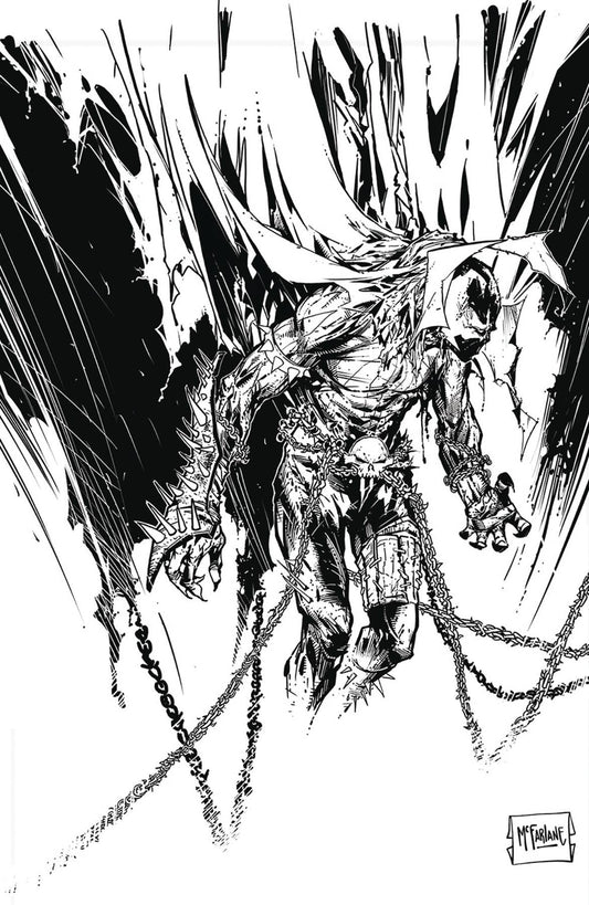 SPAWN #350F MCFARLANE B&W VAR