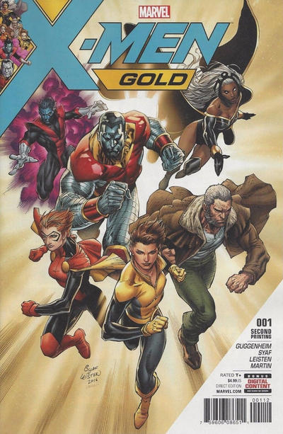 X-Men: Gold #1R 2nd Print