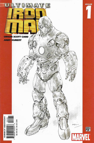 Ultimate Iron Man #1D 2nd Print Sketch