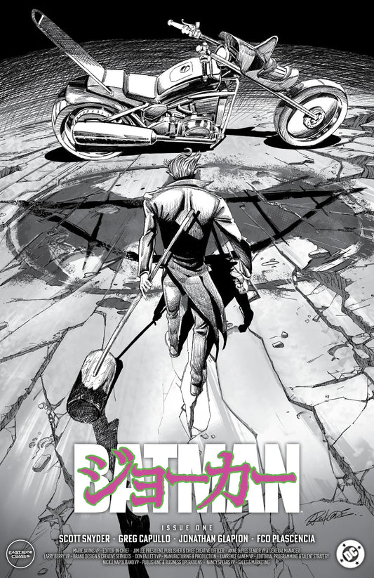 Batman #1 2025 Megacon East Side Comics Akira Homage B&W (Ltd 800)