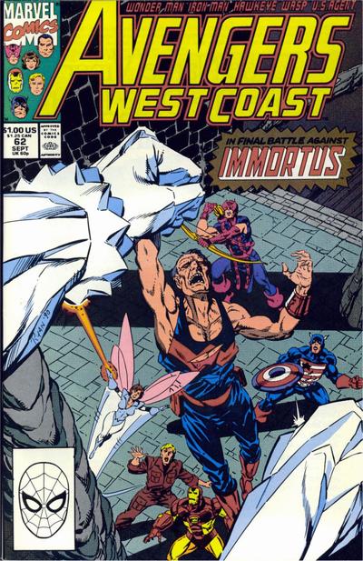 Avengers West Coast #62