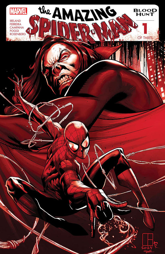 Amazing Spider-Man Blood Hunt #1 Blood Soaked 2nd Printing