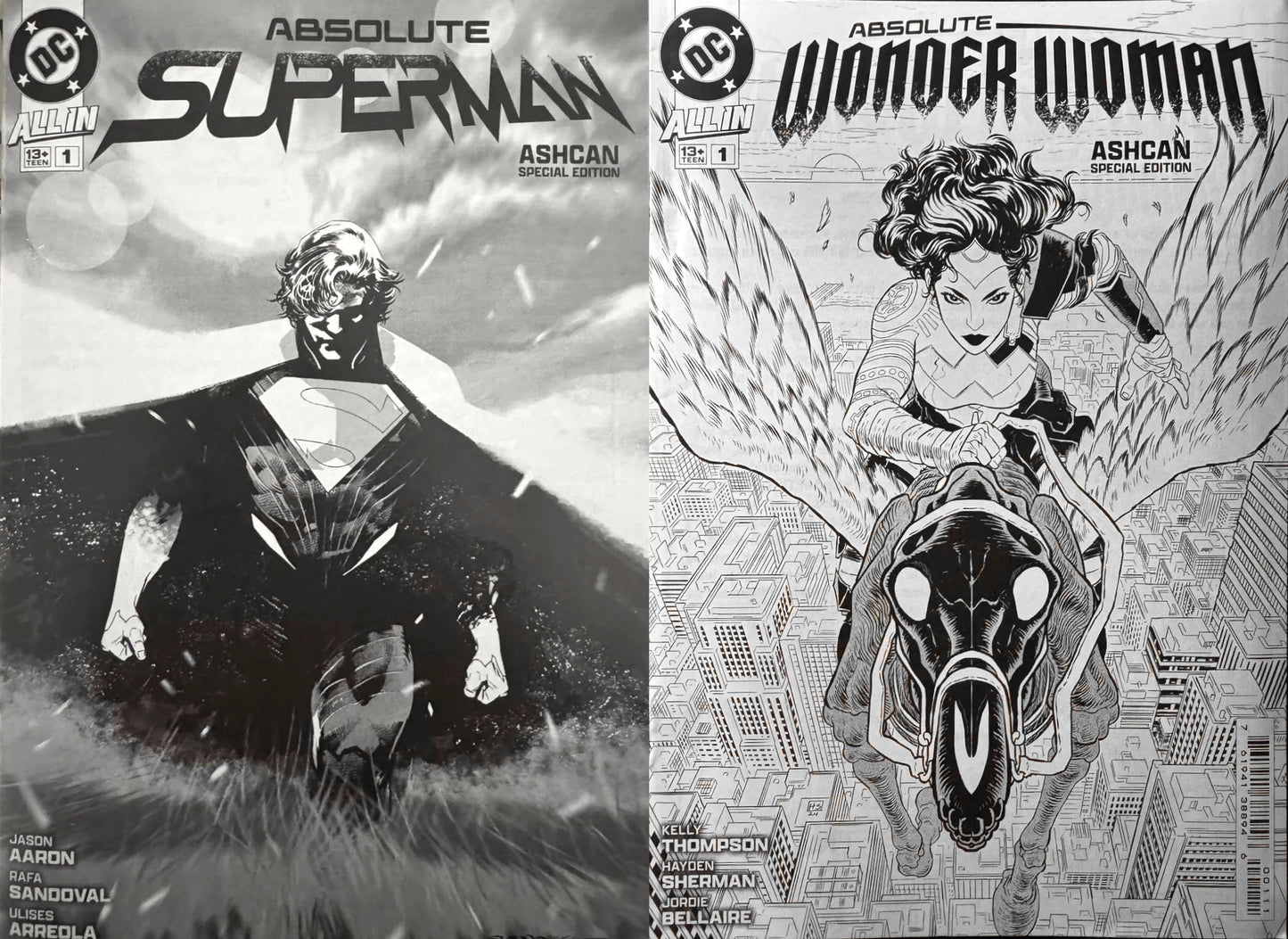 Absolute Wonder Woman / Absolute Superman Ashcan Flip Book