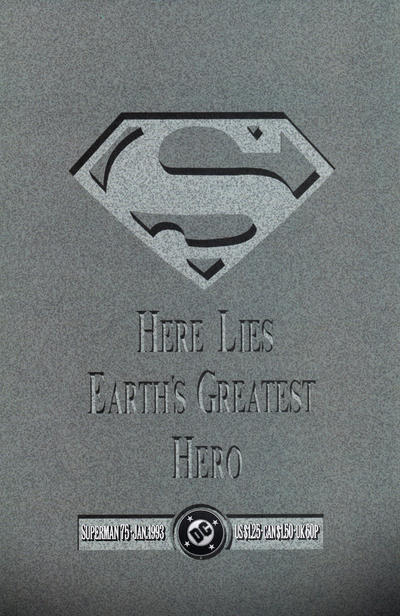 Superman #75B Memorial Edition
