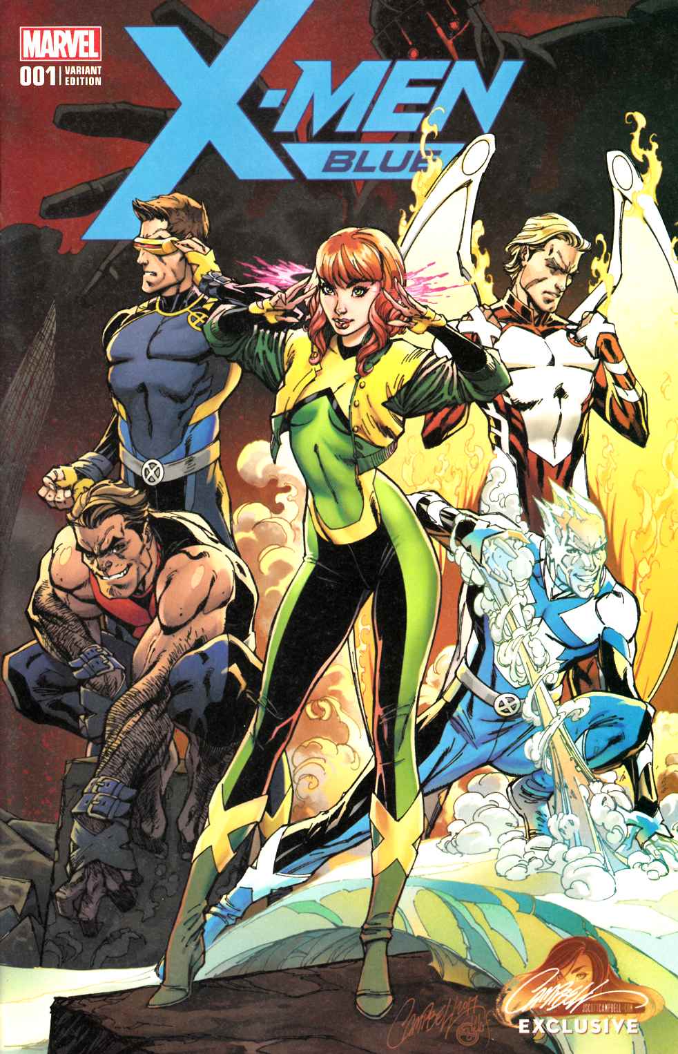 X-Men Blue #1 JS Campbell Variant (Ltd 3240) Signed