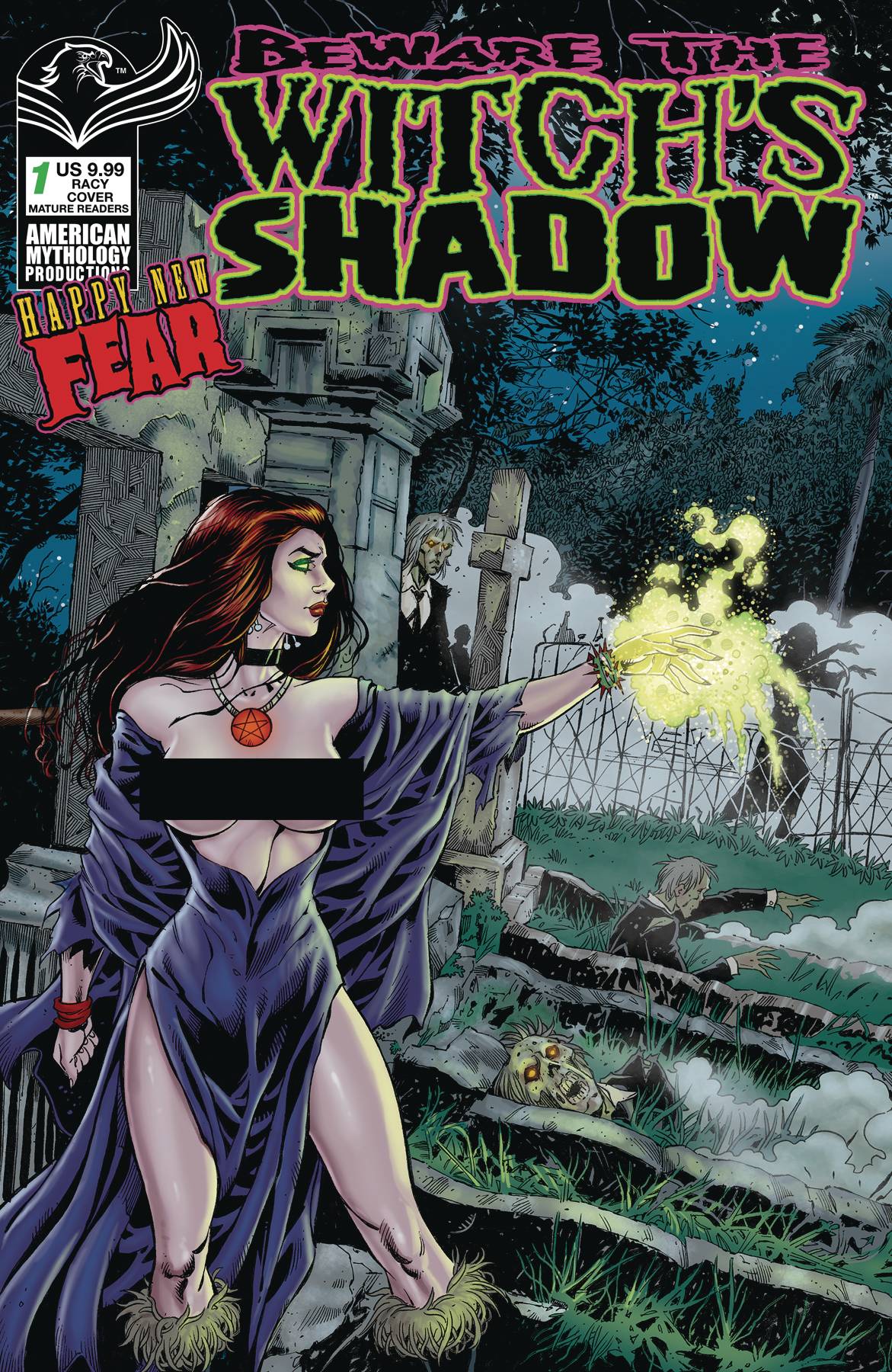 Beware the Witch's Shadow Happy New Fear #1 Racy Variant