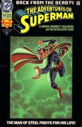 The Adventures of Superman #500 (White Film Removed)