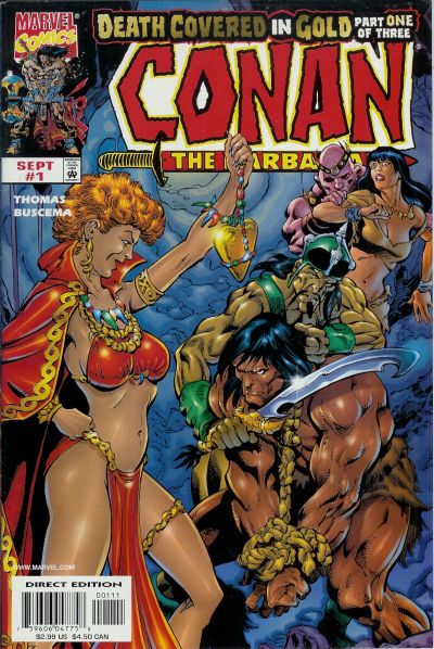 Conan Death Covered in Gold #1