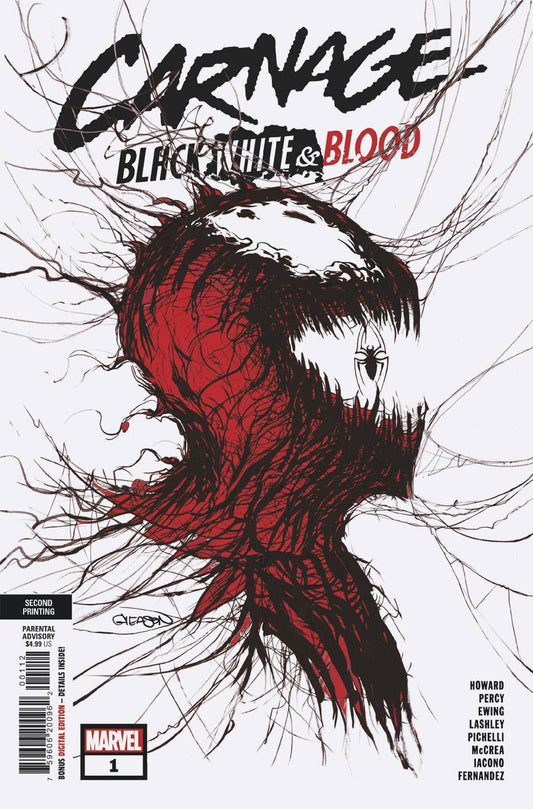 Carnage: Black, White & Blood #1 2nd Printing