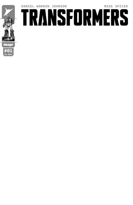 TRANSFORMERS #1I BLANK SKETCH VARIANT